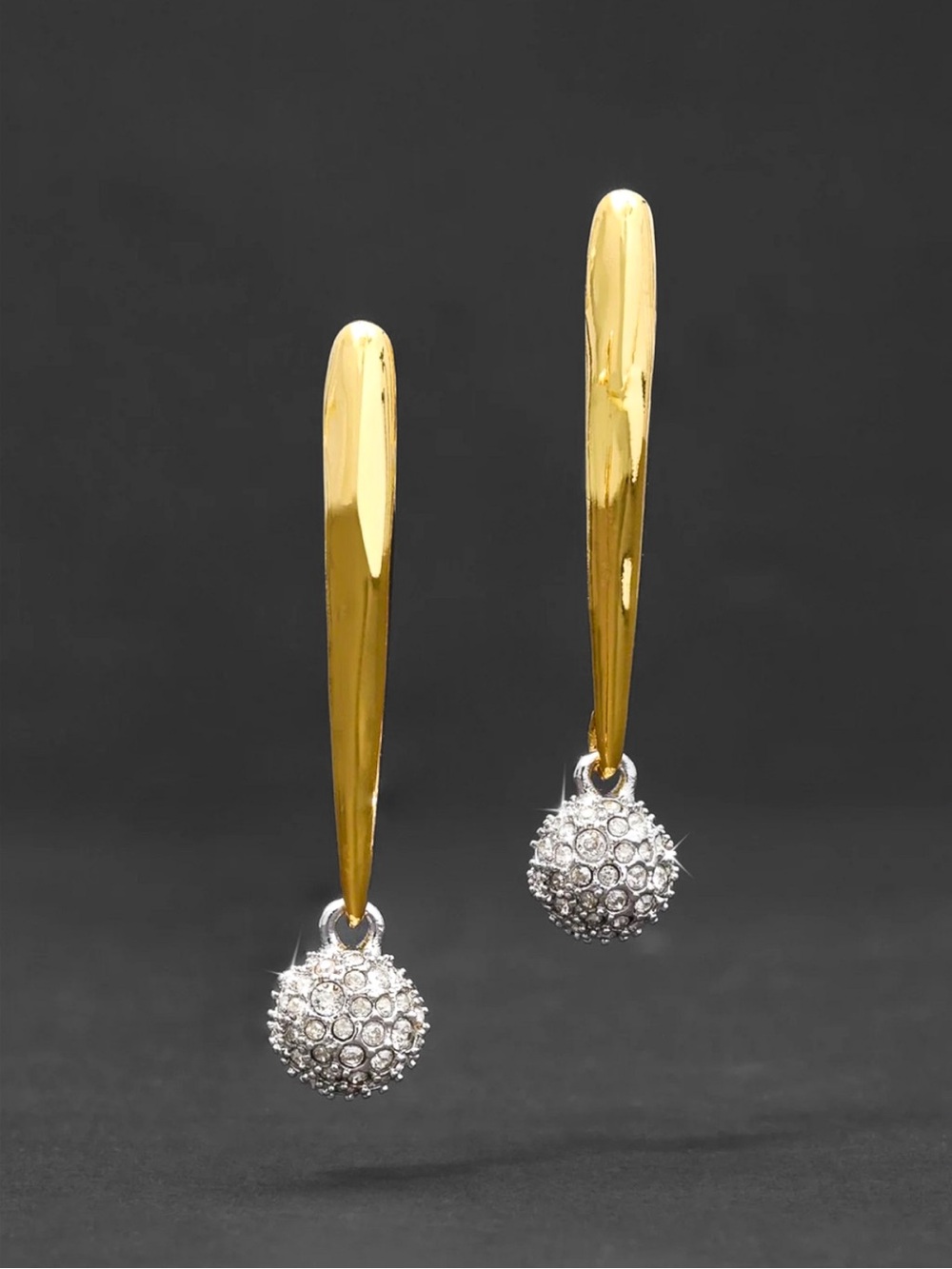 Alexis Bittar Crystal Pavé Orb Drop Earrings